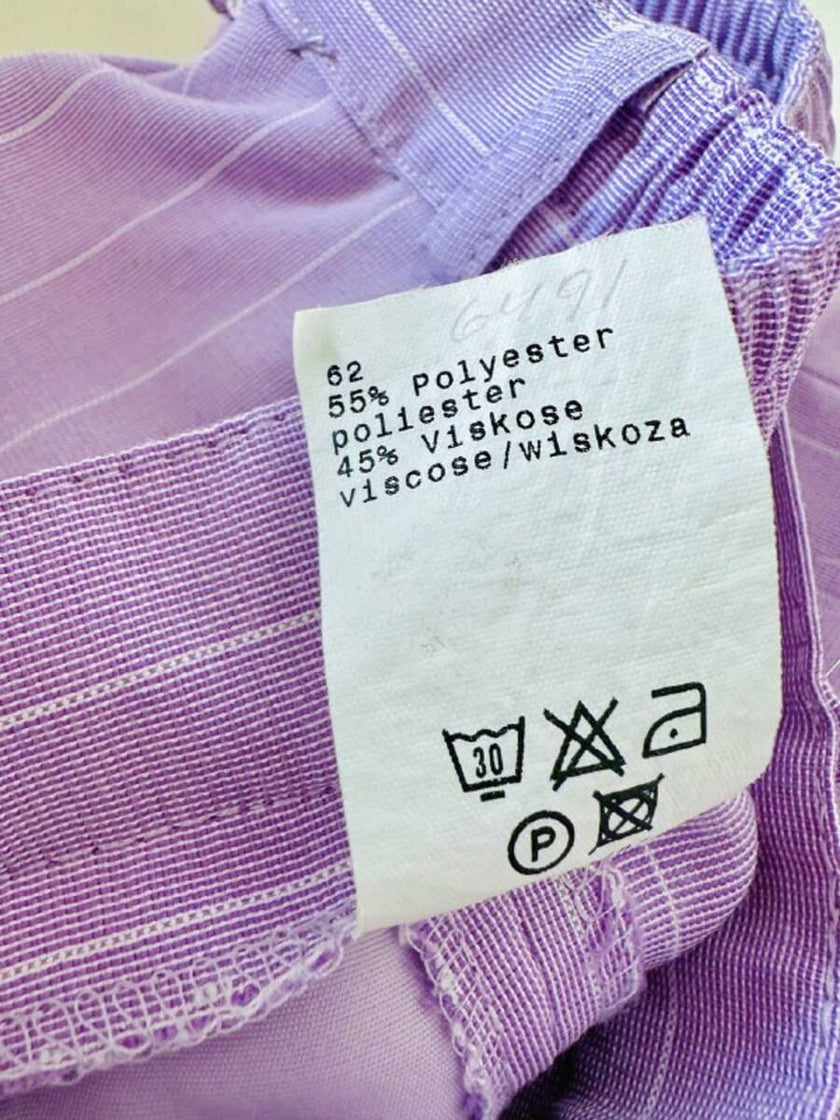 Tailleur giacca/pantalone lilla gessato “C.h.i.c.c.”