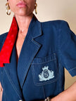 Tailleur in cotone blu “Fendi”