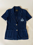 Tailleur in cotone blu “Fendi”