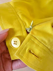Tailleur in cotone giallo “Yves Saint Laurent”