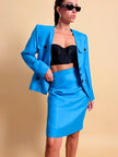 Tailleur turchese 
