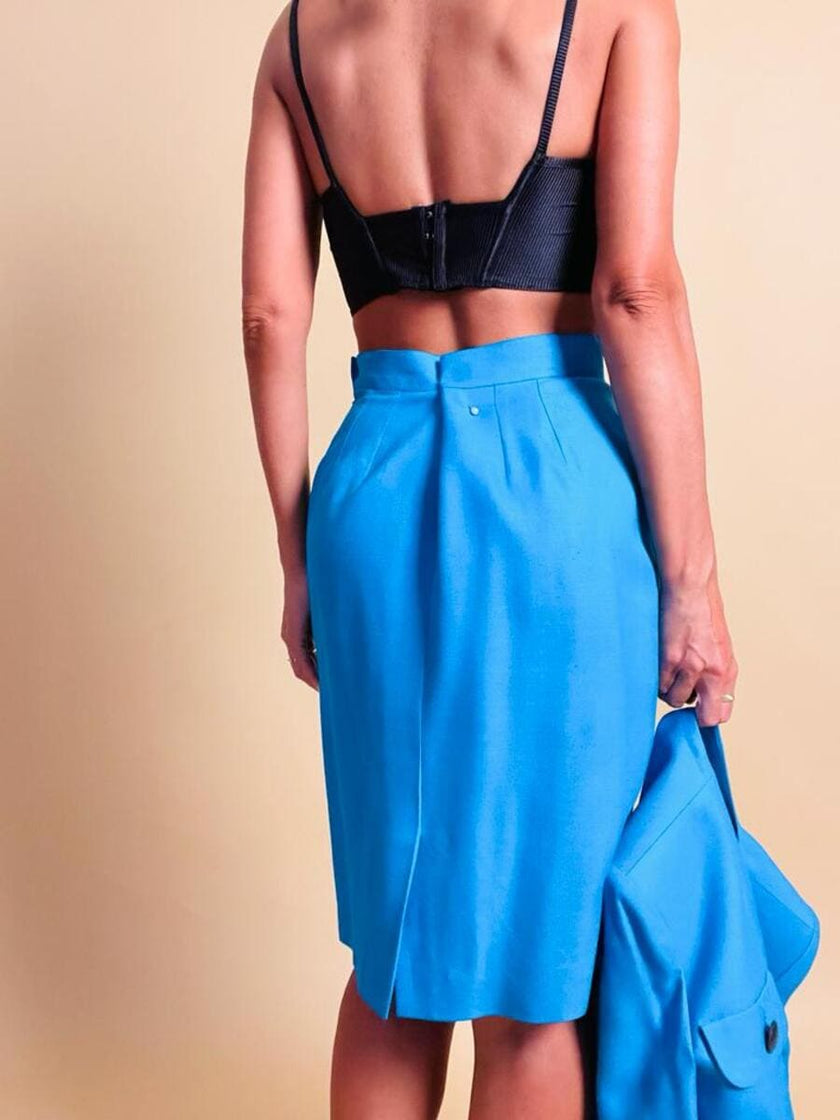 Tailleur turchese 