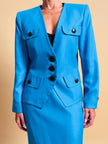 Tailleur turchese 