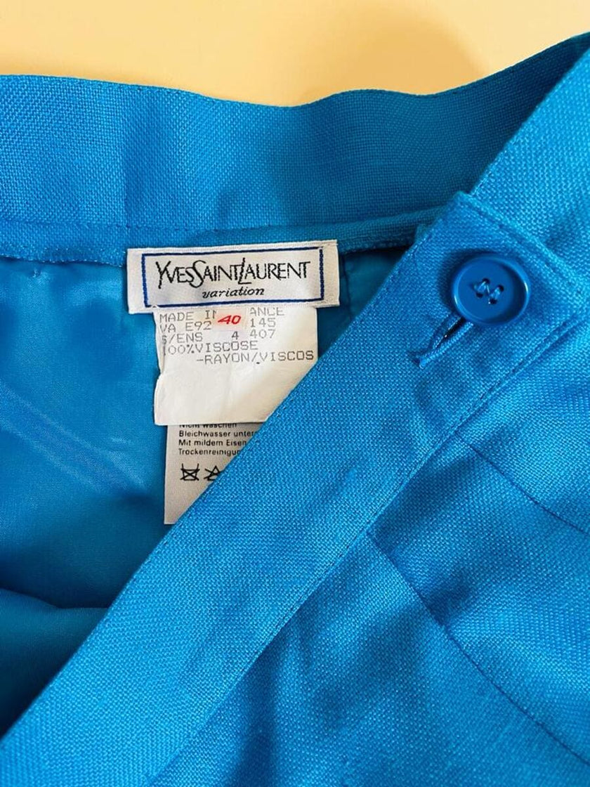 Tailleur turchese 