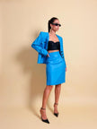 Tailleur turchese 