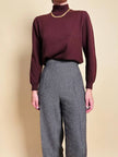 Tailleur sartoriale in lana boutonné