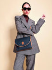 Tailleur sartoriale in lana boutonné