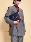 Tailleur sartoriale in lana boutonné