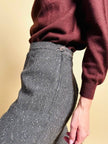Tailleur sartoriale in lana boutonné