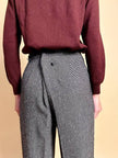 Tailleur sartoriale in lana boutonné