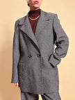 Tailleur sartoriale in lana boutonné