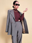 Tailleur sartoriale in lana boutonné