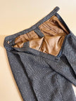 Tailleur sartoriale in lana boutonné