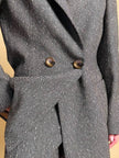 Tailleur sartoriale in lana boutonné