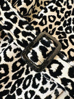 Trench leopardato in ecopelle black and white “Fendissime”