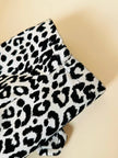 Trench leopardato in ecopelle black and white “Fendissime”