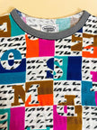 T-shirt color block 