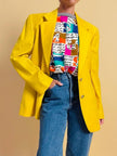 T-shirt color block 