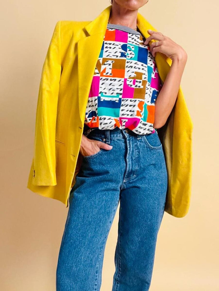 T-shirt color block 