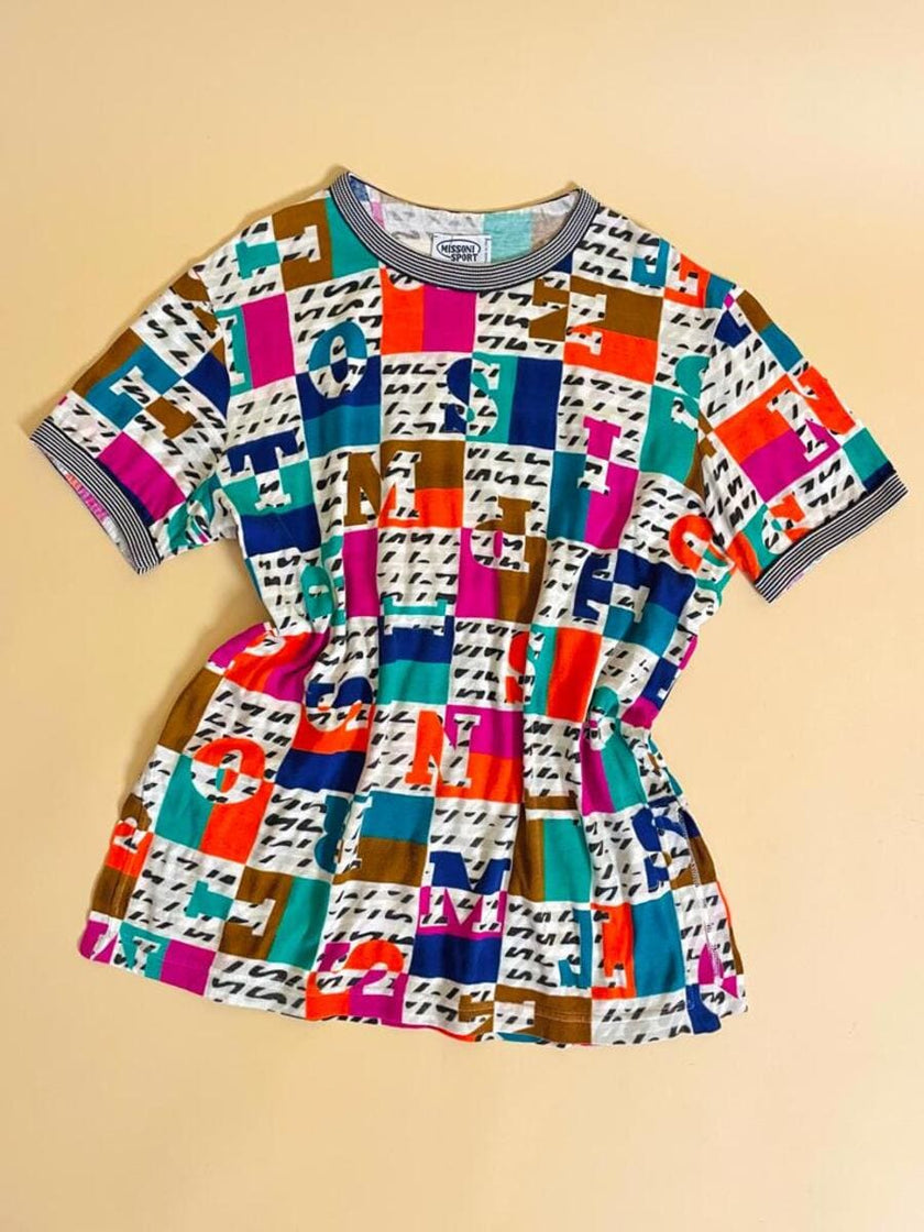 T-shirt color block 