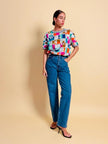 T-shirt color block 