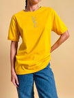 T-shirt gialla 