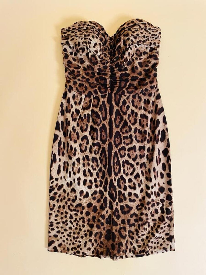 Iconico tubino leopardato 