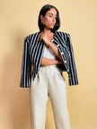 Iconico blazer gessato Yves Saint Laurent