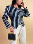 Iconico blazer gessato Yves Saint Laurent