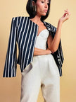 Iconico blazer gessato Yves Saint Laurent