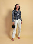Iconico blazer gessato Yves Saint Laurent