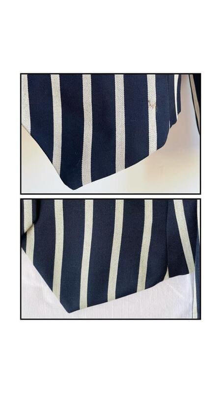 Iconico blazer gessato Yves Saint Laurent