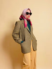Blazer Max Mara Week End in lana fantasia check
