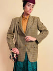 Blazer Max Mara Week End in lana fantasia check