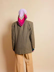 Blazer Max Mara Week End in lana fantasia check