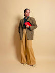 Blazer Max Mara Week End in lana fantasia check