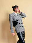 Blazer principe di Galles Yves Saint Laurent
