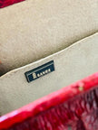 Mini bag in whips rossa
