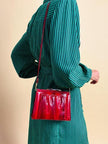 Mini bag in whips rossa