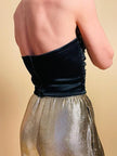 Bustier prezioso con strass multicolor