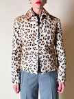 Giacca in cavallino leopardato “Iceberg”