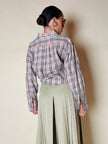 Camicia in cotone fantasia tartan “Burberrys”