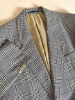 Blazer Yves Saint Laurent in rasato di lana principe di Galles