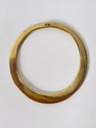 Collier tubogas vintage Cascio in metallo dorato