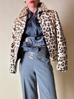 Giacca in cavallino leopardato “Iceberg”