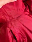 Blazer doppiopetto rosso Yves Saint Laurent con bottoni dorati a specchio