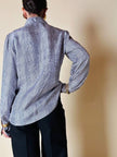 Camicia in pura seta fantasia principe di Galles “Misstwidd”