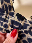 Reggiseno a balconcino fantasia leopardo “Christian Dior”