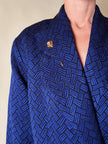 Spillone dorato con pepita “Yves Saint Laurent”