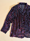 Camicia sartoriale in velluto dévoré